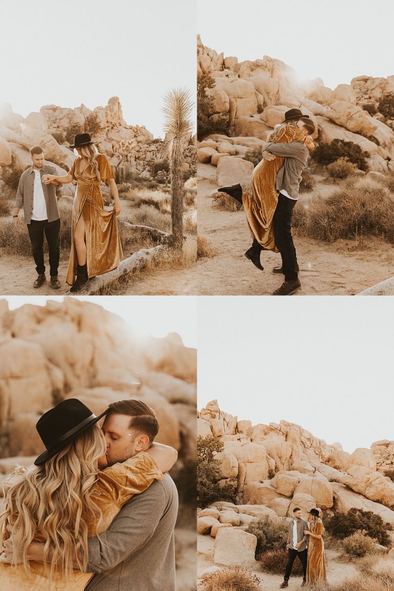 Kylie and Korbin's Joshua Tree Engagement Session