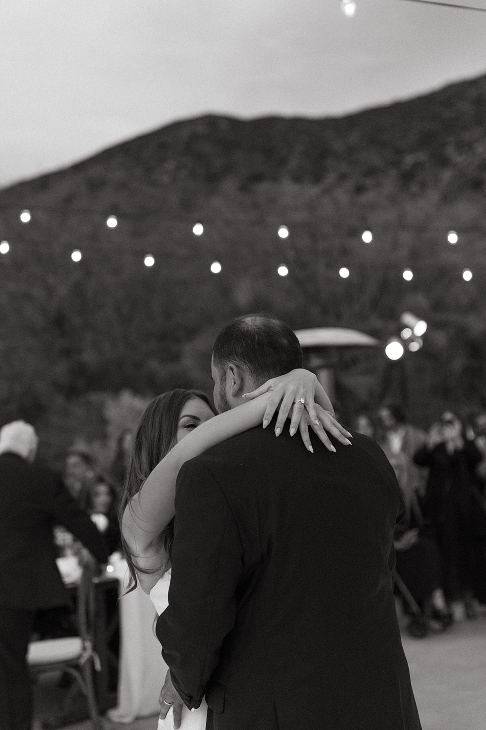 Bride and Groom First Dance at Wedding Photographed by Nicole Kirshner 