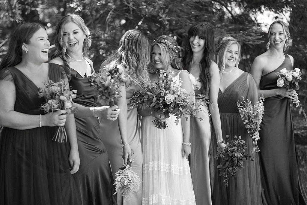 Bridesmaids photos at Big Sur Bohemian Wedding Photographed by Nicole Kirshner