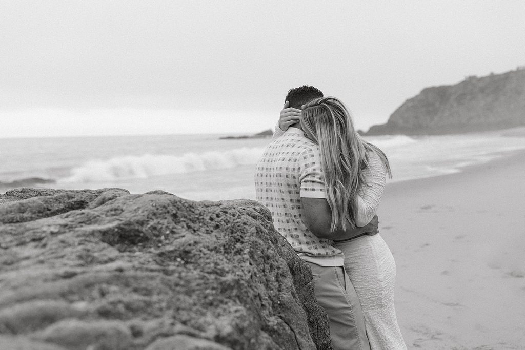 Couples beach engagement photos photographed by NICOLE KIRSHNER