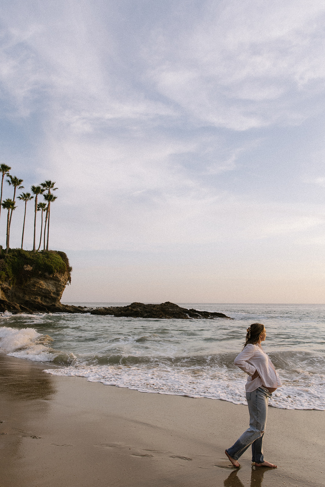 Laguna Beach Ca Shaws Cove Maternity Session
